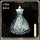 Mademoiselle Pearl Empresses In The Palace Collaboration Character Themed JSK One Piece and Sets(Reservation/Full Payment Without Shipping)